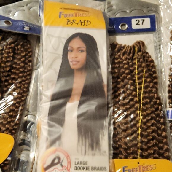 6 pack Dookie braid, large Dookie braids ,☆ 9 braids per pack! - Picture 2 of 5